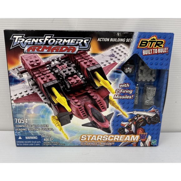 Hasbro Other - Transformers Armada BTR 7054 Starscream Built to Rule Swindle Sealed New